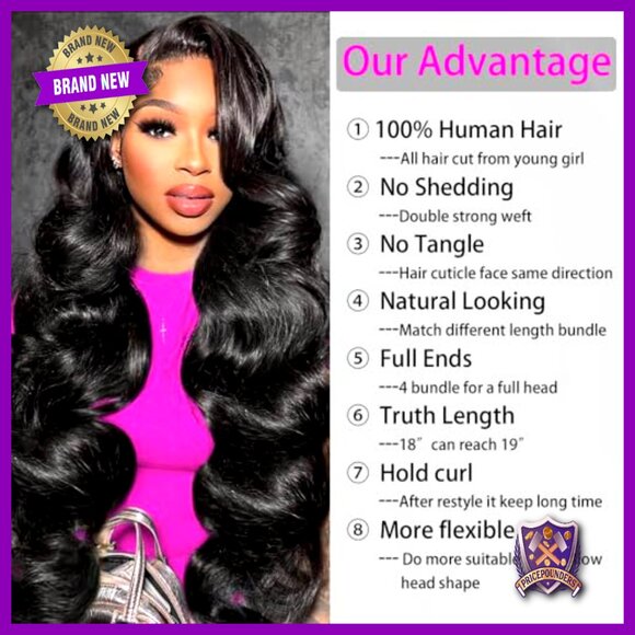 12A Brazilian Human Hair Bundles Body Wave 16-22 Inches 100g/Bundle main image 5